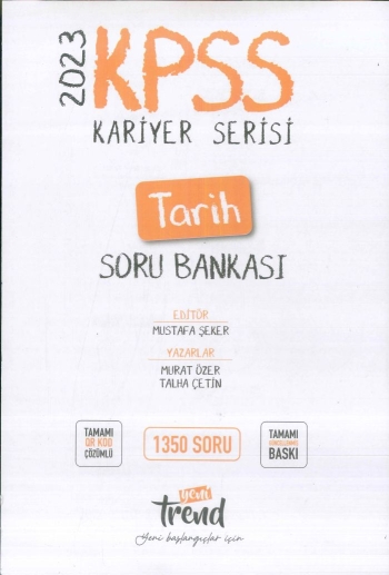 KARİYER SERİSİ TARİH SORU BANKASI1350 SORU ANKA Fotokopi