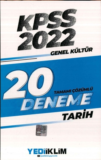 TARİH TAMAMI ÇÖZÜMLÜ 20 DENEME
