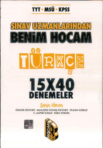SINAV UZMANLARINDAN TÜRKÇE 15*40 DENEMELER ANKA Fotokopi