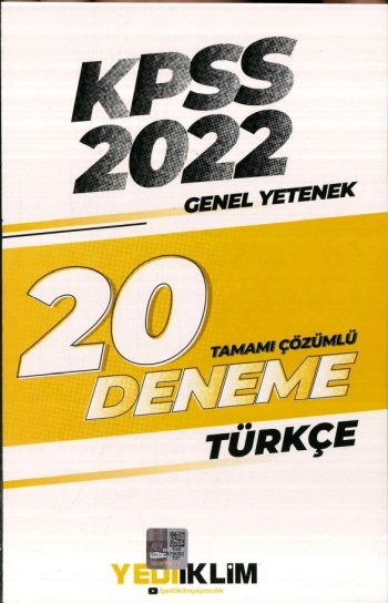 TÜRKÇE 20 DENEME ÇÖZÜMLÜ ANKA Fotokopi