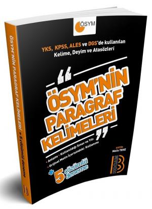 Tüm Sınavlar İçin ÖSYM nin Paragraf Kelimeleri ANKA Fotokopi