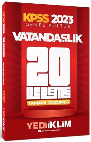 Vatandaşlık Tamamı Çözümlü 20 Deneme ANKA Fotokopi