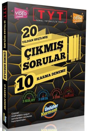 TYT Genel 20 Yıldan Seçilmiş Çıkmış Sorular 10 Karma Deneme ANKA Fotokopi