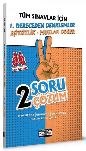 1. DERECEDEN DENKLEMLER EŞİTSİZLİK MUTLAK DEĞER 2 SORU 2 ÇÖZÜM FASİKÜL ANKA Fotokopi