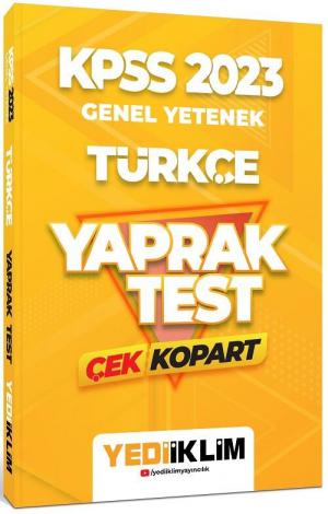 Türkçe Çek Kopart Yaprak Test