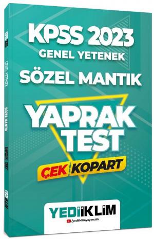 Genel Yetenek Sözel Mantık Çek Kopart Yaprak Test ANKA Fotokopi