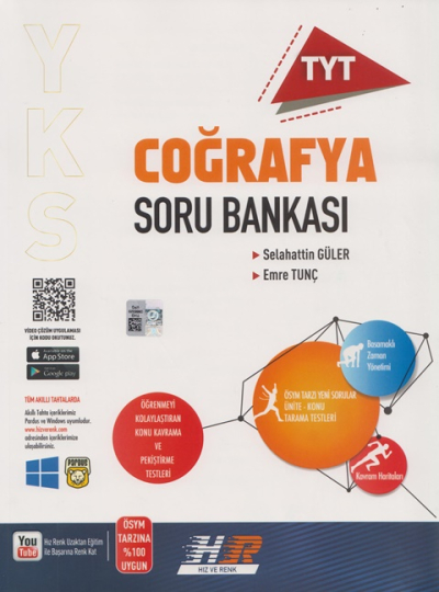 TYT Coğrafya Soru Bankası Hız ve Renk Yayınları ANKA Fotokopi