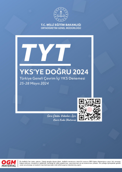 TYT YKS'ye Doğru 2024 ANKA Fotokopi