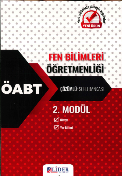 FEN BİLİMLERİ ÖĞRETMENLİĞİ ÇÖZÜMLÜ SORU BANKASI (KİMYA- YER BİLİMİ) 2. MODÜL