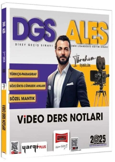 2025 DGS ALES Türkçe-Paragraf Sözcükte-Anlam Sözel Mantık Video Ders Notları Yargı Yayınları ANKA Fotokopi