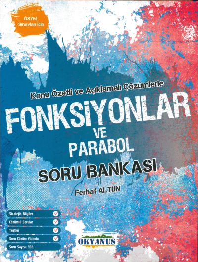 TYT-AYT FONKSİYONLAR VE PARABOL ÇÖZÜMLÜ SORU BANKASI ANKA Fotokopi