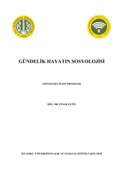 Gündelik Hayatın Sosyolojisi ANKA Fotokopi