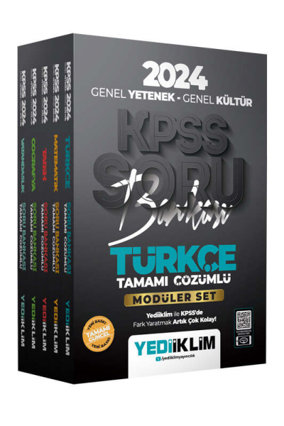 2024 KPSS GY GK Modüler Set Soru Bankası COĞRAFYA ANKA Fotokopi