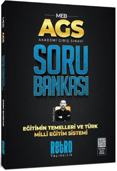 MEB AGS Eğitimin Temelleri ve Türk Milli Eğitim Sistemi Soru Bankası Retro Kitap ANKA Fotokopi