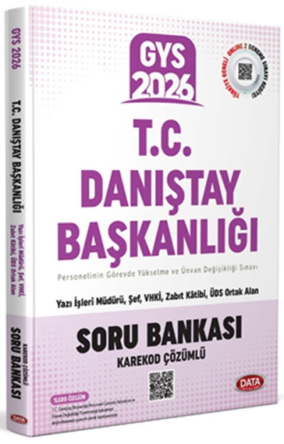 2026 T.C. Danıştay Başkanlığı GYS Soru Bankası Data Yayınları ANKA Fotokopi