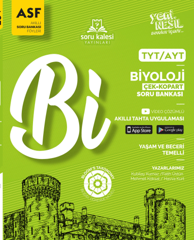 TYT AYT Biyoloji Soru Bankası Föyü Soru Kalesi Yayınları ANKA Fotokopi