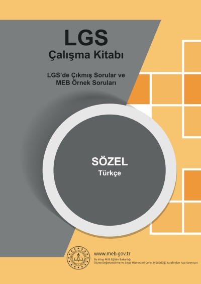 LGS Çalışma Kitabı SÖZEL (Türkçe) ANKA Fotokopi