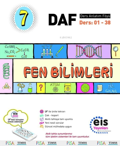 7. Sınıf Matematik DAF Ders Anlatım Föyü Ders: 01-42 Eis Yayınları ANKA Fotokopi