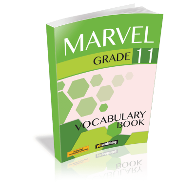 Vocabulary Book - Marvel Grade 11 ANKA Fotokopi