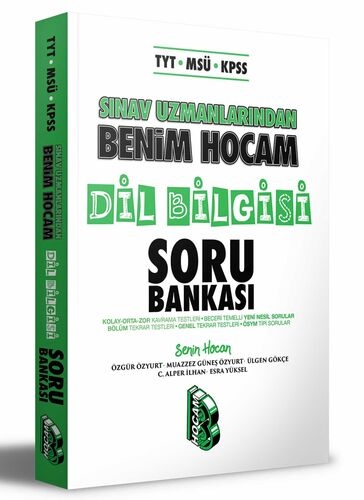 TYT MSÜ KPSS Sınav Uzmanlarından Dil Bilgisi Soru Bankası Benim Hocam Yayınları ANKA Fotokopi