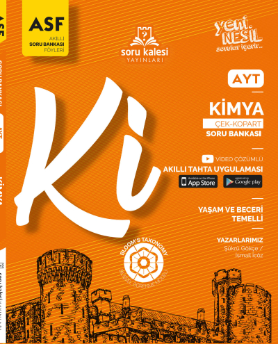 AYT Kimya Çek Kopart Akıllı Soru Bankası Föyü ASF Soru Kalesi Yayınları ANKA Fotokopi