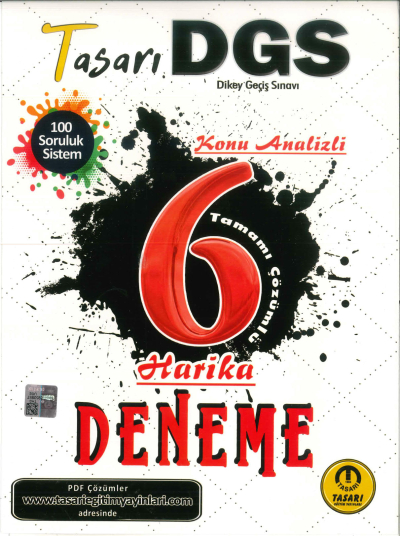 DGS KONU 6 HARİKA DENEME KONU ANALİZLİ ANKA Fotokopi