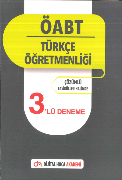 3'LÜ DENEME ÇÖZÜMLÜ