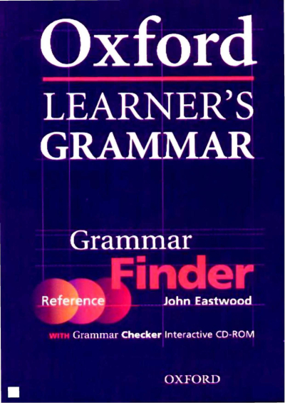 Oxford Learner's Grammar Grammar Finder ANKA Fotokopi