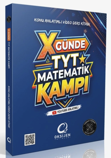 TYT X Günde Matematik Kampı Konu Anlatımlı Video Ders Kitabı Oksijen Yayınları ANKA Fotokopi