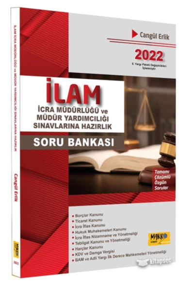 İLAM İCRA MÜDÜRLÜĞÜ SORU BANKASI ÇÖZÜMLÜ