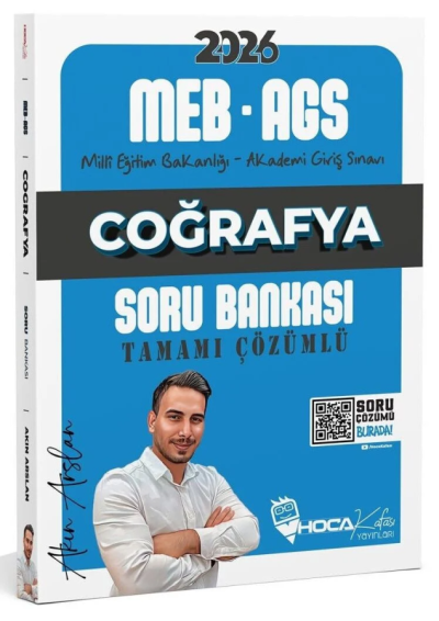 2026 MEB-AGS Coğrafya Soru Bankası Çözümlü Hoca Kafası Yayınları ANKA Fotokopi