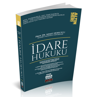 Savaş Yayınevi İdare Hukuku Konu Anlatımı Ahmet Nohutçu Eylül 2024 ANKA Fotokopi