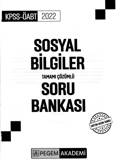 SOSYAL BİLGİLER TAMAMI ÇÖZÜMLÜ SORU BANKASI ANKA Fotokopi