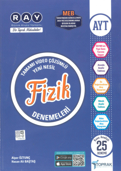 AYT Fizik RAY 25 li Denemeleri