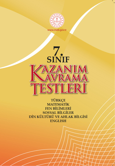 7. Sınıf Kazanım Kavrama Testleri (Tüm Dersler) ANKA Fotokopi