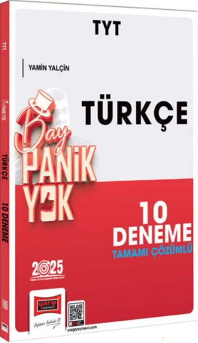 2025 TYT Tamamı Çözümlü Panik Yok Türkçe 10 Deneme Yargı Yayınları ANKA Fotokopi