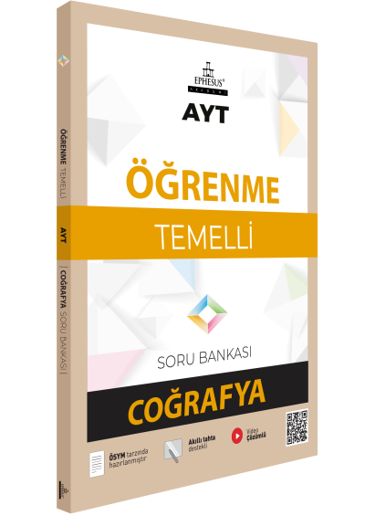 AYT-ÖĞRENME TEMELLİ COĞRAFYA SORU BANKASI EPHESUS YAYINLARI ANKA Fotokopi
