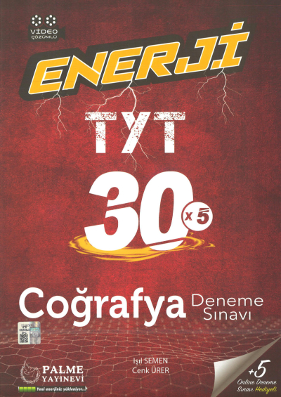 TYT Coğrafya Enerji 30 x5 Deneme Sınavı ANKA Fotokopi
