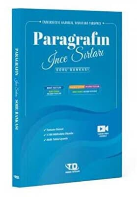 Paragrafın İnce Sırları Soru Bankası ANKA Fotokopi