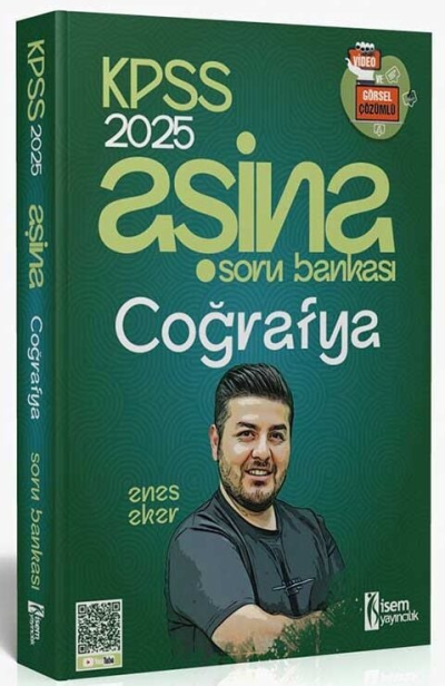 2025 KPSS Coğrafya Aşina Soru Bankası Çözümlü İsem Yayınları ANKA Fotokopi