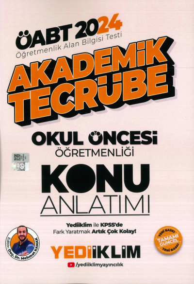 ÖABT OKUL ÖNCESİ ÖĞRETMENLİĞİ AKADEMİK TECRÜBE KONU ANLATIMI