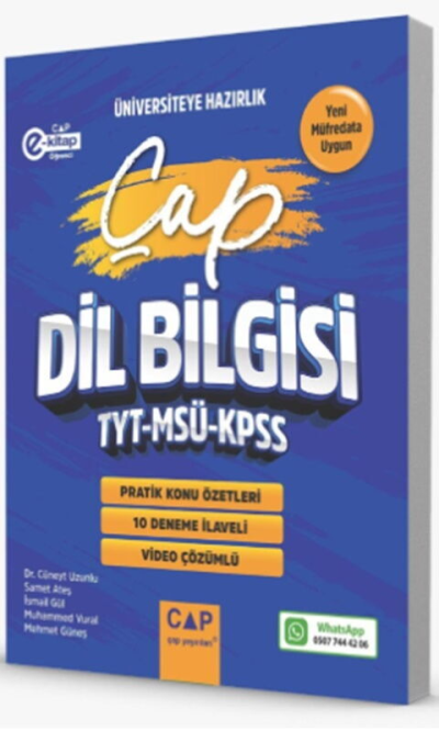 TYT MSÜ KPSS Dil Bilgisi Pratik Konu Özetleri Deneme İlaveli Çap Yayınları