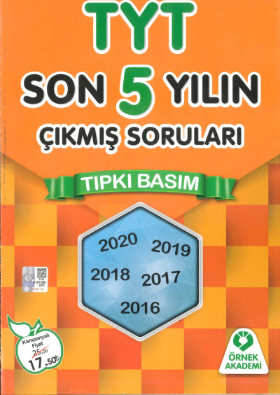 TYT Son 5 Yıl Çıkmış Soruları 2016-2020 ANKA Fotokopi