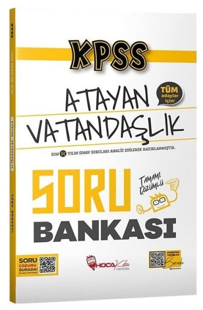 KPSS Vatandaşlık Atayan Soru Bankası Hoca Kafası ANKA Fotokopi