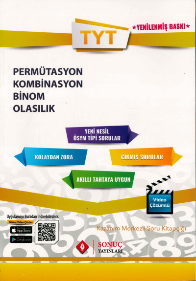 TYT PERMÜTASYON KOMBİNASYON BİNOM OLASILIK SORU KİTAPÇIĞI ANKA Fotokopi