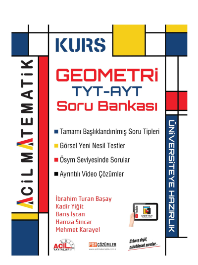 TYT AYT Geometri KURS Soru Bankası Acil Yayınları ANKA Fotokopi