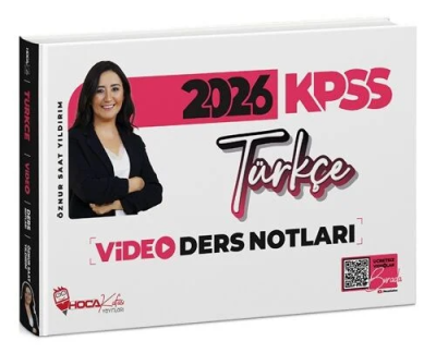 2026 KPSS Türkçe Video Ders Notları Öznur Saat Yıldırım Hoca Kafası Yayınları ANKA Fotokopi
