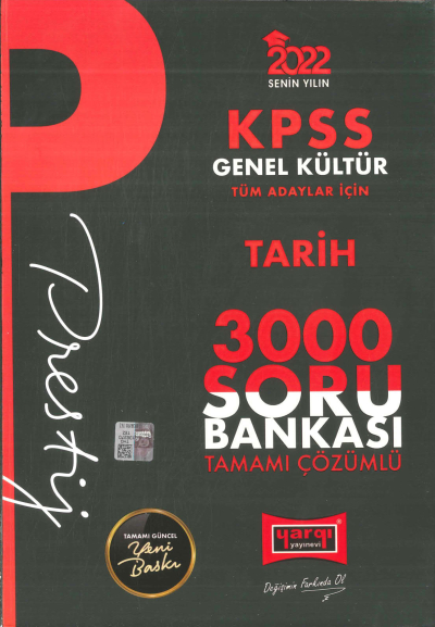 PRESTİJ SERİSİ 3000 SORU TARİH SORU BANKASI ÇÖZÜMLÜ ANKA Fotokopi