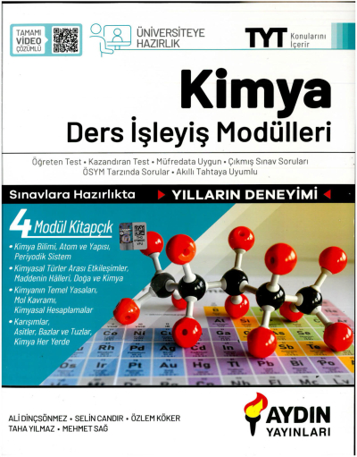 TYT Kimya Ders İşleyiş Modülleri Aydın Yayınları