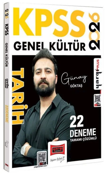 2026 KPSS Genel Kültür Tamamı Çözümlü Tarih 22 Deneme (Günay Göktaş) Yargı Yayınları ANKA Fotokopi
